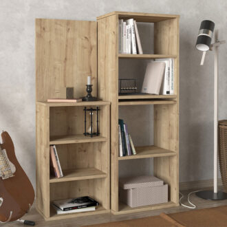 Alternative view of Γραφείο εργασίας πολυμορφικό Last Megapap χρώμα sapphire oak 119x44,7x123εκ.