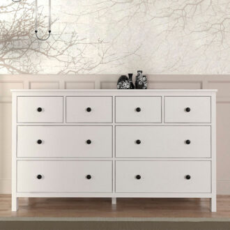 Alternative view of Συρταριέρα - Μπουφές Sabina Megapap χρώμα λευκό 160x50x96εκ.