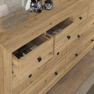 Alternative view of Συρταριέρα - Μπουφές Sabina Megapap χρώμα sepet oak 160x50x96εκ.