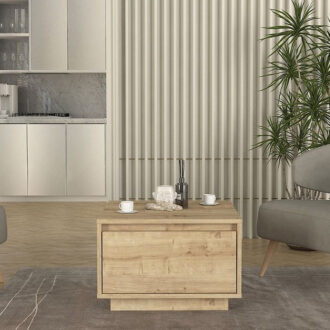 Alternative view of Τραπεζάκι σαλονιού Pura Megapap χρώμα sapphire oak 60x60x40εκ.