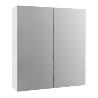 Καθρέπτης μπάνιου Binary Μegapap χρώμα λευκό 60x17,2x65εκ.