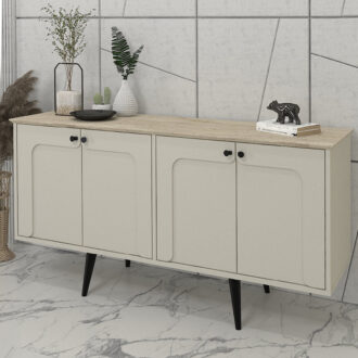 Alternative view of Μπουφές Sevilla Megapap χρώμα sandstone - travertine 150x44,6x72,2εκ.