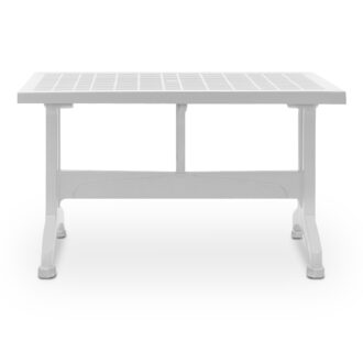 Alternative view of Τραπέζι πολυπροπυλενίου Callan Megapap χρώμα λευκό 140x80x73εκ.