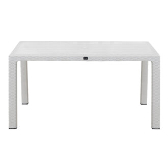 Alternative view of Τραπέζι πολυπροπυλενίου Kalan Megapap χρώμα λευκό 150x90x75εκ.