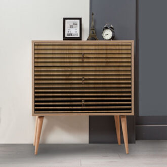 Alternative view of Συρταρτιέρα Soho Megapap χρώμα sonoma 80x40x90εκ.