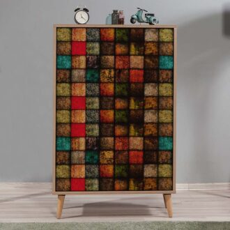 Alternative view of Παπουτσοθήκη - Ντουλάπι Soho Megapap χρώμα sonoma 80x36x127εκ.