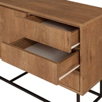 Alternative view of Μπουφές Amedeo Megapap χρώμα καρυδί 140x36x72εκ.