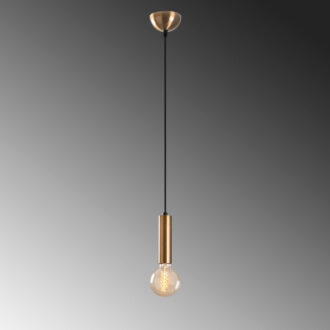 Alternative view of Φωτιστικό οροφής Lizy Megapap E27 μεταλλικό μονόφωτο χρώμα χρυσό vintage Ø4x111εκ.