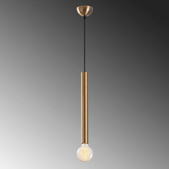 Alternative view of Φωτιστικό οροφής Lizy I Megapap E27 μεταλλικό μονόφωτο χρώμα χρυσό vintage Ø4x139εκ.