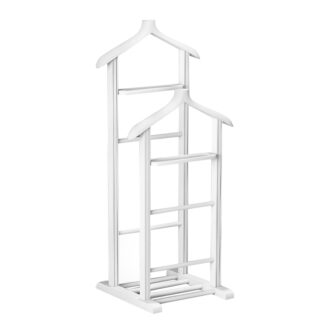 Alternative view of Επιδαπέδια κρεμάστρα Beta II Megapap ξύλινη χρώμα λευκό 48x35x120εκ.