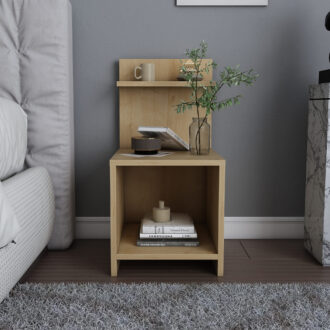 Alternative view of Κομοδίνο Ulman Megapap χρώμα sapphire oak 35x37x72εκ.