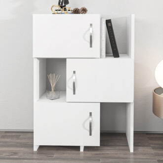 Alternative view of Ντουλάπι κουζίνας - μπάνιου Anna Megapap χρώμα λευκό 65x31,5x89,8εκ.