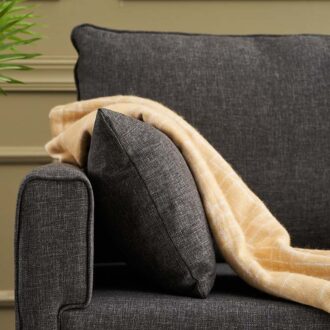 Alternative view of Καναπές Bella Megapap τριθέσιος υφασμάτινος χρώμα ανθρακί 208x81x85εκ.