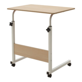 Alternative view of Γραφείο Piper pakoworld με αυξομείωση ύψους-MDF φυσικό-λευκό 60x40x69-90εκ