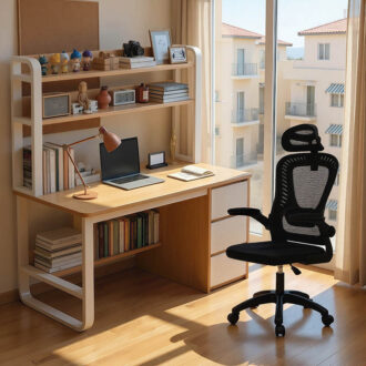 Φοιτητικό πακέτο επίπλων γραφείου Level pakoworld σετ 2τεμ