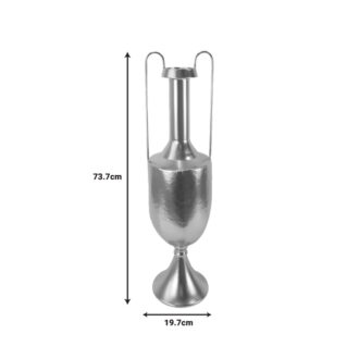 Alternative view of Διακοσμητικό βάζο δαπέδου Dion Inart μέταλλο σε χρυσή απόχρωση 19.7x19.1x73.7εκ