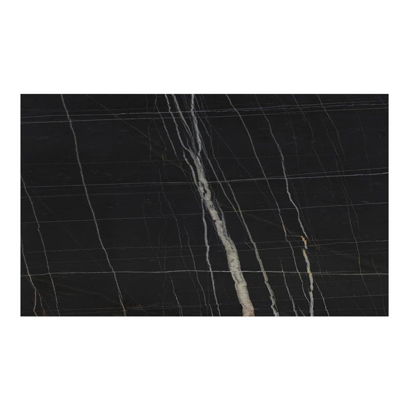 Επιφάνεια τραπεζιού Relian pakoworld HPL μαύρο όψη μαρμάρου 69x120εκ πάχους 12mm