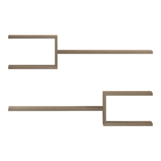 Alternative view of Ραφιέρα τοίχου Galler pakoworld sonoma 79x19.5x18εκ