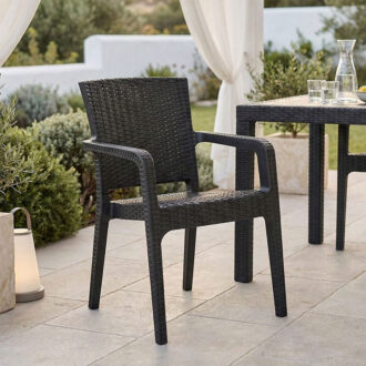 Alternative view of Πολυθρόνα Halcyon pakoworld PP ανθρακί