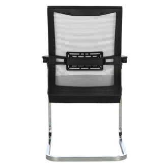 Alternative view of Καρέκλα γραφείου επισκέπτη Chromatic pakoworld μέταλλο-mesh μαύρο