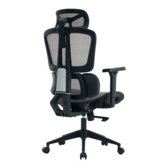 Alternative view of Καρέκλα γραφείου εργασίας ErgoFlow pakoworld μαύρο-γκρι 73x64x112-135εκ