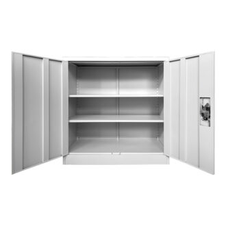 Alternative view of Ντουλάπι Armon pakoworld μέταλλο σε απόχρωση ανοιχτό γκρι 90x45x90εκ