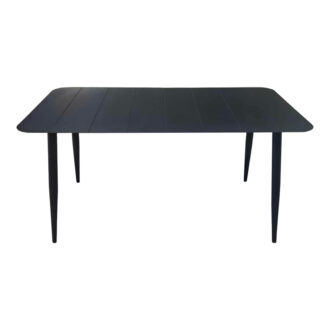 Alternative view of Τραπέζι Vista pakoworld αλουμίνιο σε μαύρη απόχρωση 150x80x72εκ