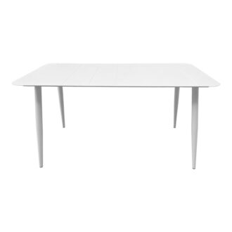Alternative view of Τραπέζι Vista pakoworld αλουμίνιο σε λευκη απόχρωση 150x80x72εκ