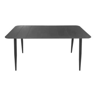 Alternative view of Τραπέζι Vista pakoworld αλουμίνιο σε ανθρακί απόχρωση 150x80x72εκ