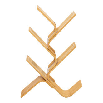 Alternative view of Βιβλιοθήκη Tome pakoworld μπαμπού σε φυσική απόχρωση 63x20x92εκ