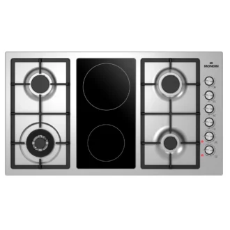 Εστία μικτή 2 Κεραμικές και 4 Αερίου MONDIN FQ904CPGVX | LINEA TORINO