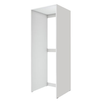 Alternative view of Έπιπλο πλυντηρίου - στεγνωτηρίου Zakar Megapap χρώμα λευκό 70x60x180εκ.