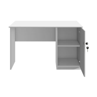 Alternative view of Γραφείο εργασίας με κλειδαριά Moto Megapap χρώμα λευκό 110x60x75εκ.