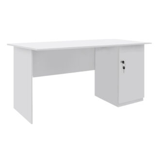 Alternative view of Γραφείο εργασίας με κλειδαριά Moto Megapap χρώμα λευκό 150x80x75εκ.