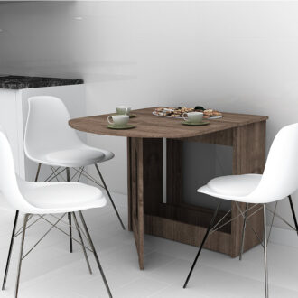 Alternative view of Τραπέζι Winslet Megapap επεκτεινόμενο χρώμα καρυδί 34(63+63)x80x76εκ.