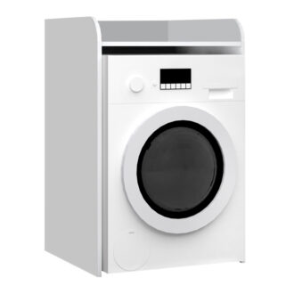 Έπιπλο πλυντηρίου Toren Megapap χρώμα λευκό 65x60x100εκ.