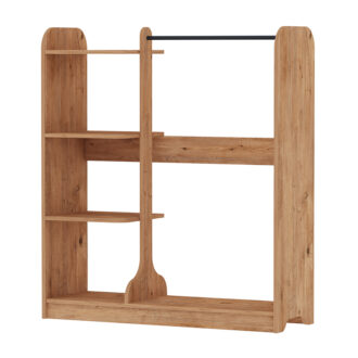 Alternative view of Έπιπλο εισόδου Rozesme Megapap χρώμα pine oak 120x40x135εκ.