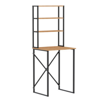 Alternative view of Έπιπλο πλυντηρίου Bobby Megapap χρώμα pine oak 67x60x178εκ.