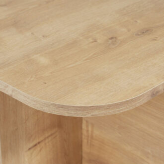 Alternative view of Τραπεζάκι σαλονιού Becaj Megapap χρώμα sapphire oak 120x60x41,4εκ.