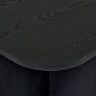 Alternative view of Τραπεζάκι σαλονιού Becaj Megapap χρώμα black wood 120x60x41,4εκ.