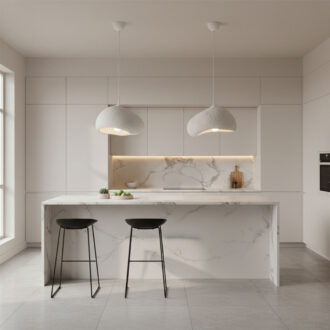 Alternative view of Φωτιστικό οροφής Loval Megapap E27 fiberglass μονόφωτο χρώμα λευκό 32x27x120εκ.