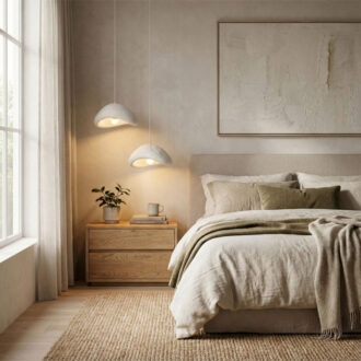 Alternative view of Φωτιστικό οροφής Luna Megapap E27 fiberglass δίφωτο χρώμα λευκό Ø74x115εκ.