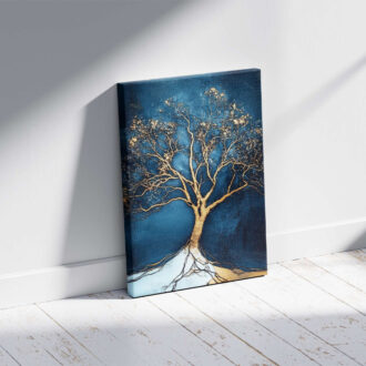 Alternative view of Πίνακας σε καμβά "Golden Tree" Megapap ψηφιακής εκτύπωσης 70x100x3εκ.