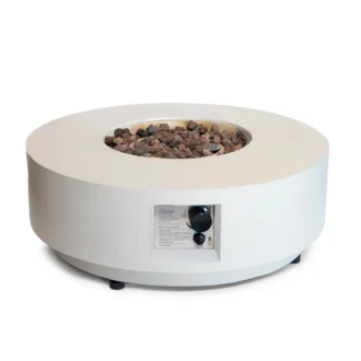 Τζάκι υγραερίου εξωτερικού χώρου HC Estate Round 76 (Oyster Beige)