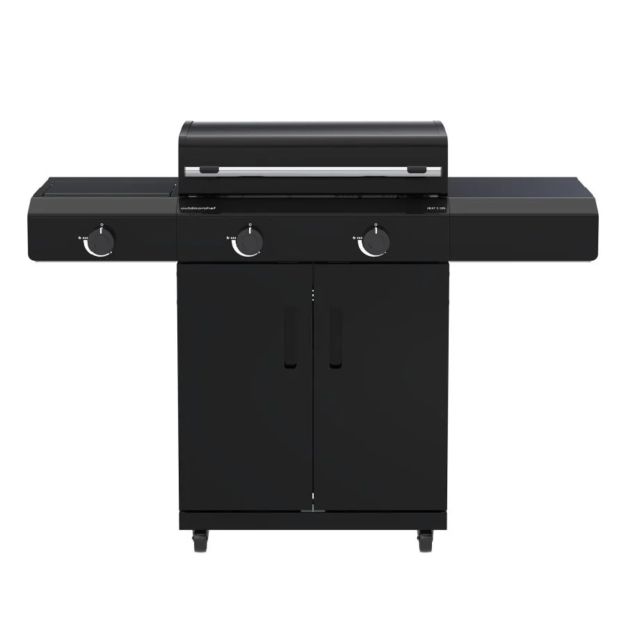Ψησταριά υγραερίου Outdoorchef HEAT C 265 με 2 Ζώνες ψησίματος & Πλευρική εστία 2