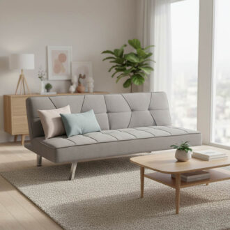 Alternative view of Καναπές-κρεβάτι Travis pakoworld 3θέσιος ύφασμα γκρι 175x83x74εκ