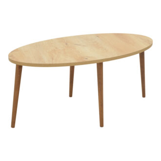 Alternative view of Τραπέζι σαλονιού Barton pakoworld sonoma-καφέ 90x45x40εκ