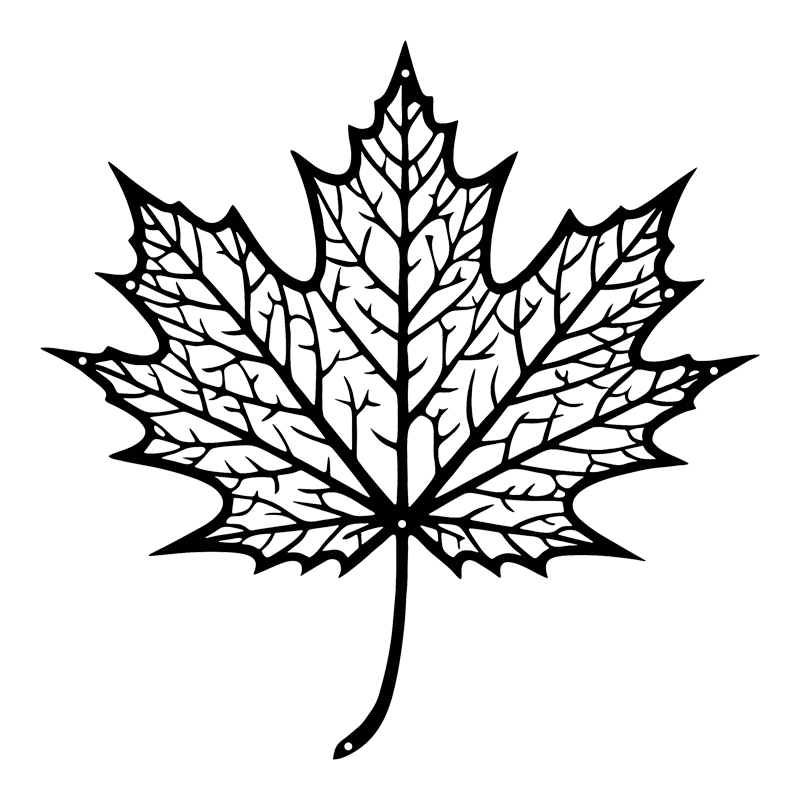 Διακοσμητικό τοίχου Flowy pakooworld μαύρο μεταλλικό 40x1,5x40εκ