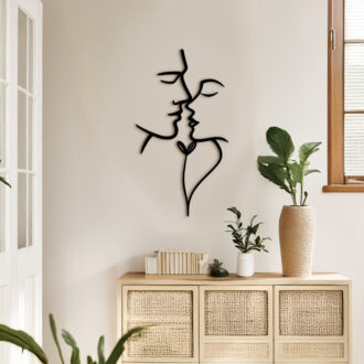 Alternative view of Διακοσμητικό τοίχου Lovia pakooworld μαύρο μεταλλικό 28x1,5x50εκ