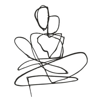 Διακοσμητικό τοίχου Emensa pakooworld μαύρο μεταλλικό 40x1,5x50εκ